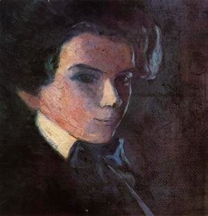Egon Schiele - Self Portrait, Facing Right
