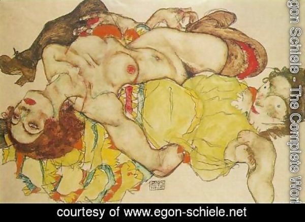 Egon Schiele - Two Women