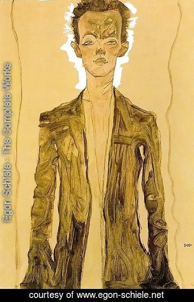 Egon Schiele - A Standing man