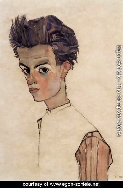 Egon Schiele - Self Portrait 3