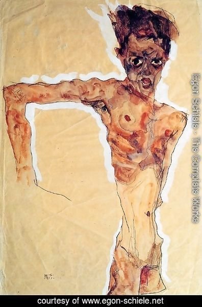 Egon Schiele - Self Portrait 4