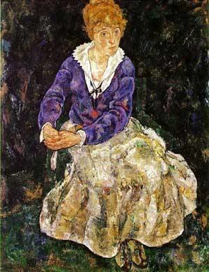 Portrait of the Artist Wife Seated 1918