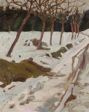 Egon Schiele - Schnee