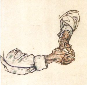 Egon Schiele - Study of hands