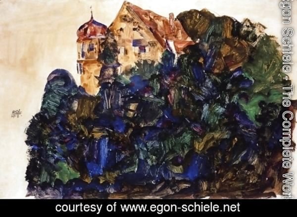 Egon Schiele - Deuring Castle, Bregenz