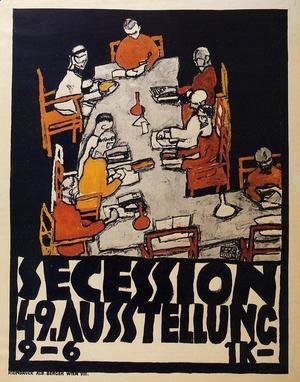 Egon Schiele - Forty Ninth Secession Exhibition Poster