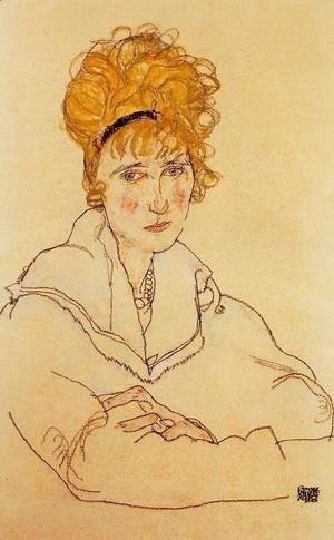 Egon Schiele - Portrait Of Edith Schiele