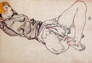 Reclining Woman With Blond Hair2
