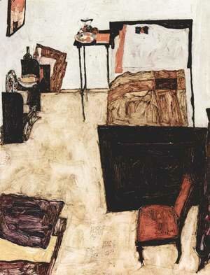 Egon Schiele - Schieles Room In Neulengbach