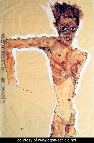 Egon Schiele - Self Portrait3