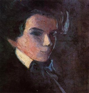 Egon Schiele - Self Portrait  Facing Right