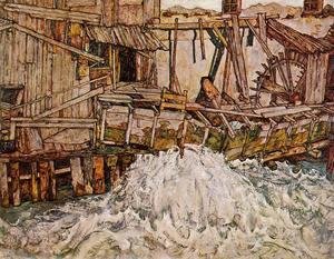 Egon Schiele - The Mill