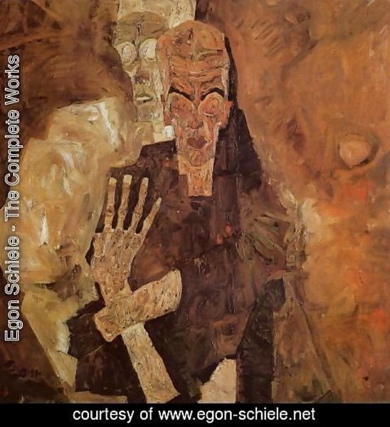 Egon Schiele - The Self Seers II Aka Death And Man