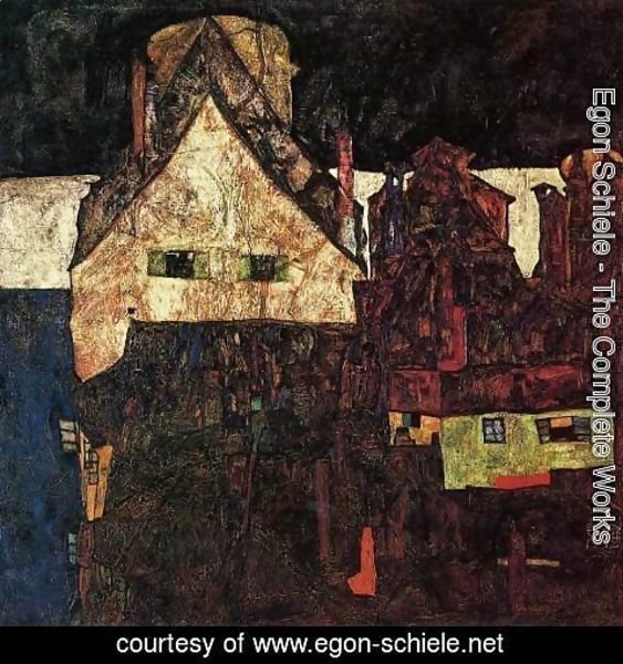 Egon Schiele - The Small City Aka Dead City VI