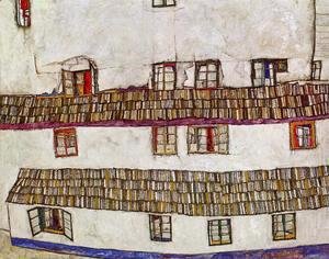 Egon Schiele - Windows Aka Facade Of A House