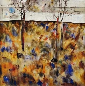 Egon Schiele - Winter Trees