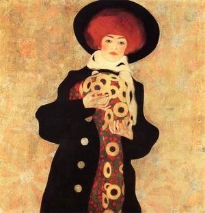 Egon Schiele - Woman With Black Hat