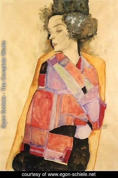 Egon Schiele - The Daydreamer (Gerti Schiele)