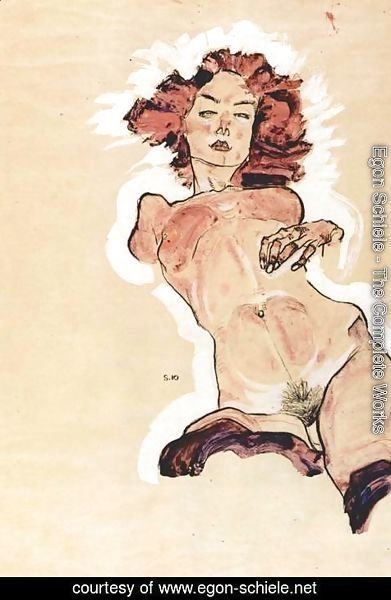 Egon Schiele - Female Nude 2