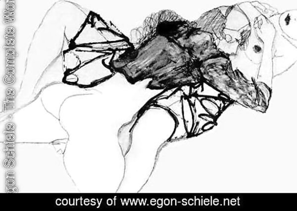 Egon Schiele - Couple