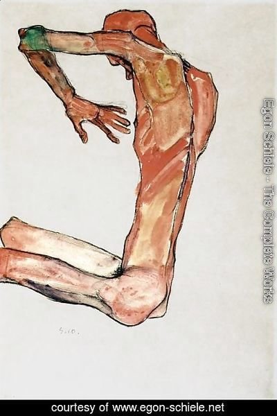 Egon Schiele - Male Nude 2