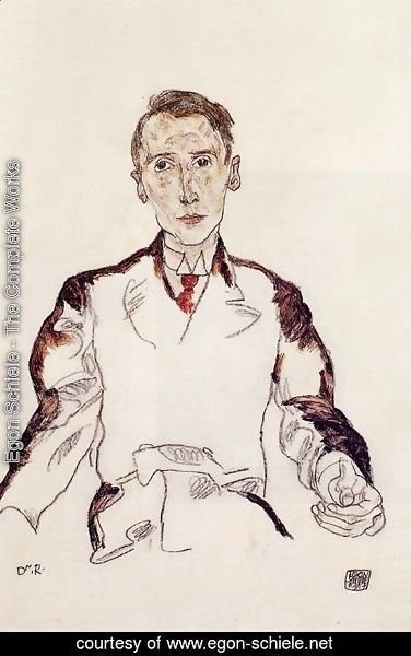 Egon Schiele - Portrait of Dr. Heirich Reiger