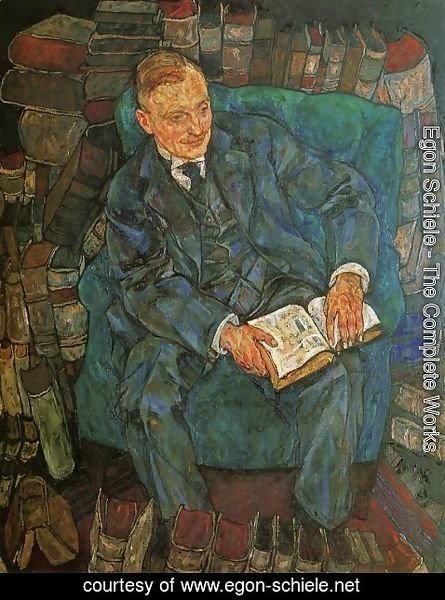 Egon Schiele - Portrait of Dr. Hugo Koller