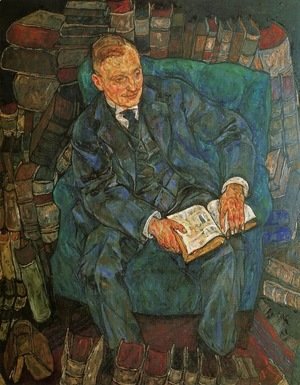 Egon Schiele - Portrait of Dr. Hugo Koller