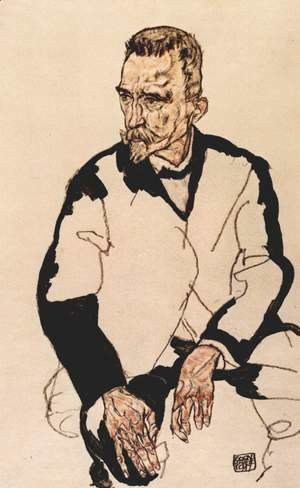 Egon Schiele - Portrait of Heinrich Benesch 2