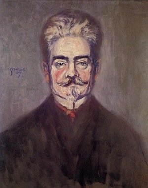 Egon Schiele - Portrait of Leopold Czihaczek
