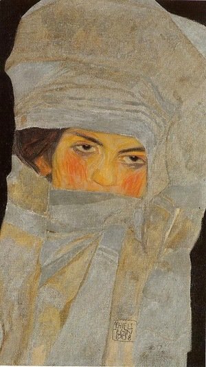 Egon Schiele - Portrait of Melanie (The Artist's Sister)