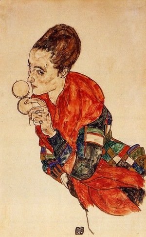 Egon Schiele - Portrait of the Actress Marge Boerner