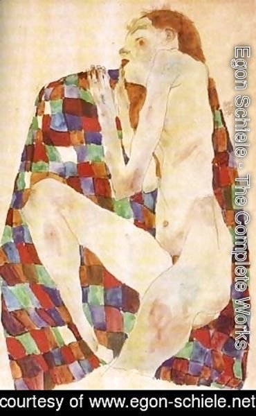 Egon Schiele - Sleeping girl
