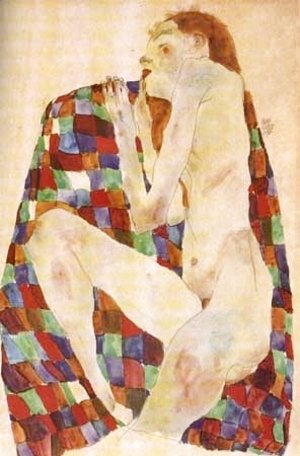 Egon Schiele - Sleeping girl