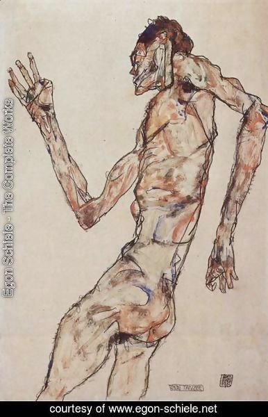 Egon Schiele - The Dancer
