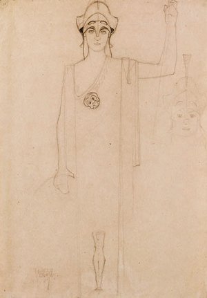 Egon Schiele - Pallas Athena
