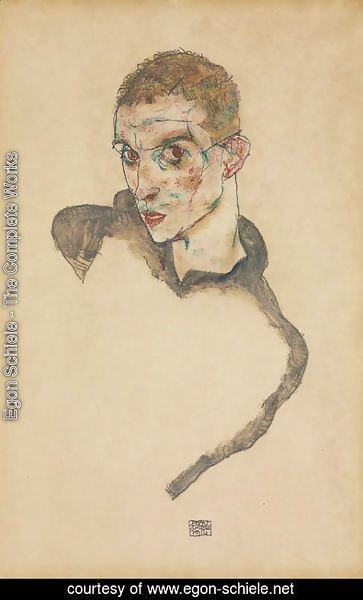 Egon Schiele - Selbstbildnis