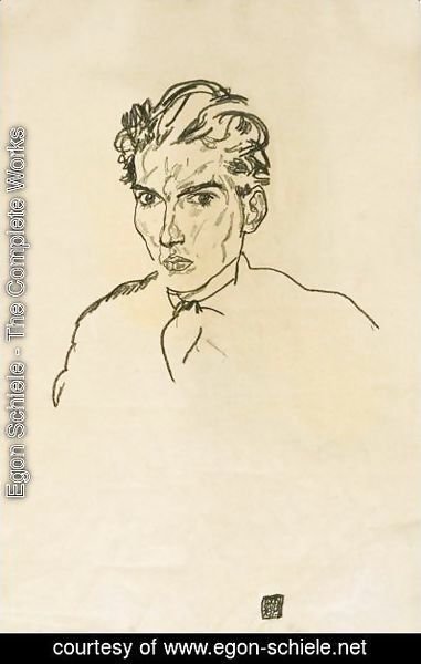 Egon Schiele - Portrait Of Hugo Sonnenschein