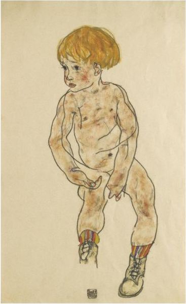 Egon Schiele - The Artist's Nephew, Anton Peschka, Jr.