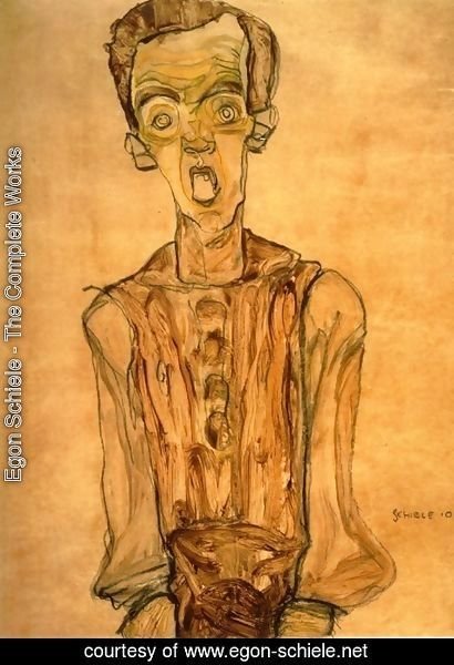 Egon Schiele - Self Portrait 6