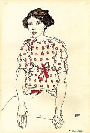 Egon Schiele - Portrait of Miss Waerndorfer