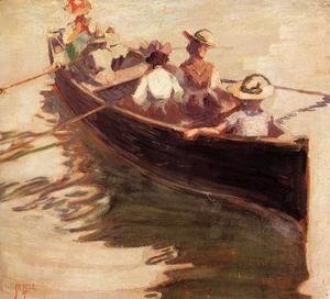 Egon Schiele - Boating