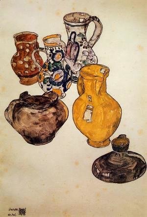 Egon Schiele - Ceramics
