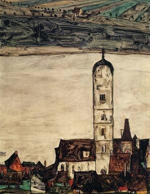 Egon Schiele - Church In Stein On The Danube