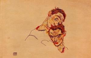 Egon Schiele - Double Self Portrait