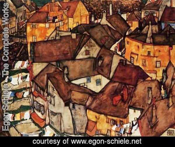 Egon Schiele - Krumau Town Crescent I