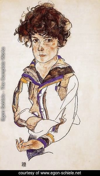 Egon Schiele - Portrait Of A Boy