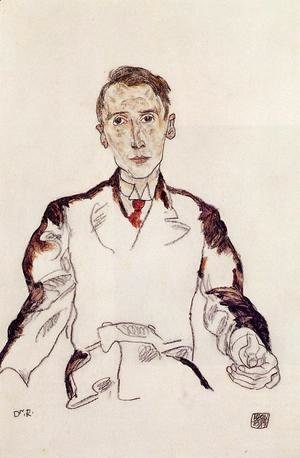 Egon Schiele - Portrait Of Dr  Heinrich Reiger