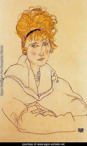 Portrait Of Edith Schiele