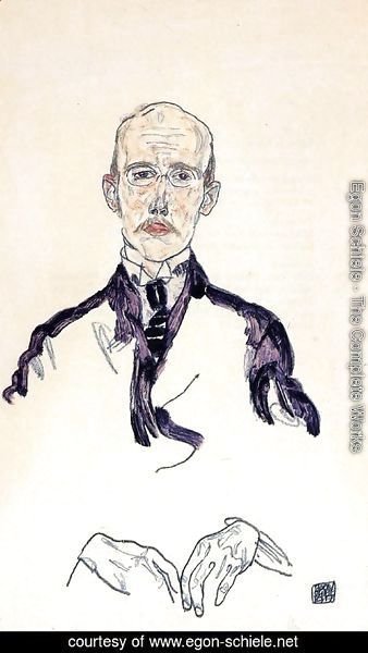 Egon Schiele - Portrait Of Karl Maylander